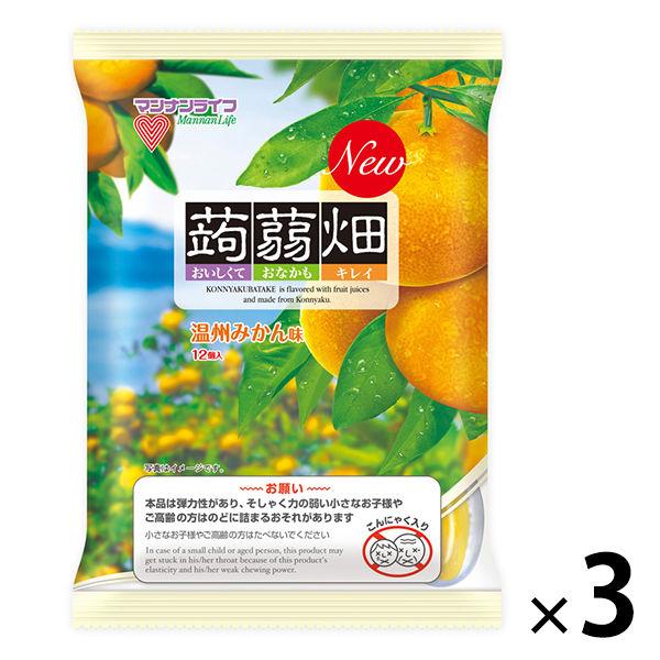 超歓迎 マンナンライフ 蒟蒻畑 温州みかん味 3袋 Wantannas Go Id