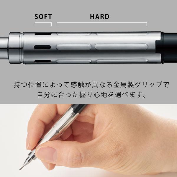 ぺんてる シャープペンシル PG-METAL350(ピージーメタルサンゴーゼロ) 0.9mm ブラック PG319-A 3本|y-lohaco|03