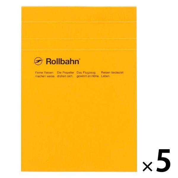 ロルバーン ノートパッド B6 5冊 Rollbahn デルフォニックス 横罫7mm