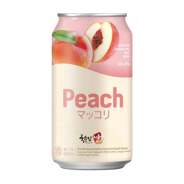マッコリ 缶 麹醇堂 米マッコリ(クッスンダンコメマッコリ)モモ味350ml 1パック(6本)|LOHACO PayPayモール店|01