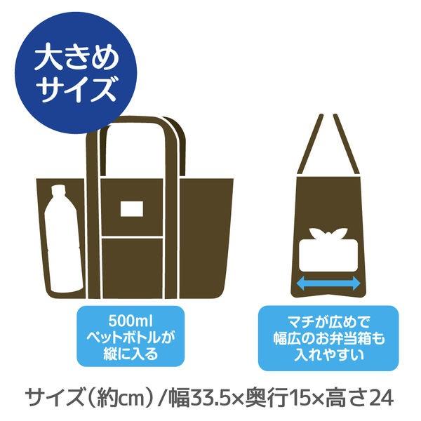 サーモス(THERMOS) 保冷バッグ ランチバッグ 弁当袋 ブラウン REW-007 BW|y-lohaco|04