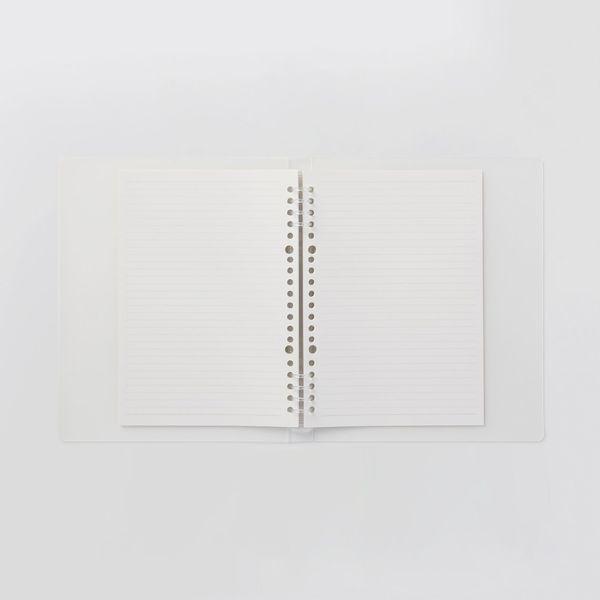 新しいスタイル 無印良品 ポリプロピレン片手で開閉できるバインダー A5 8穴リング 7750 良品計画 Riosmauricio Com