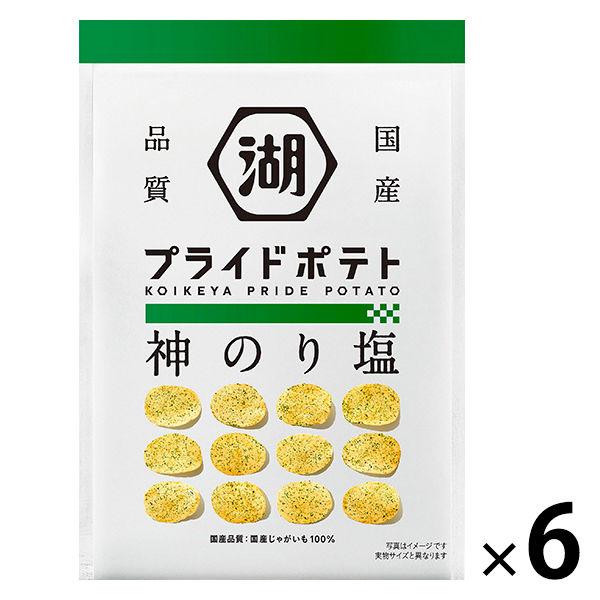 発売モデル 湖池屋 Koikeya Pride Potato 湖池屋プライドポテト 神のり塩 6袋