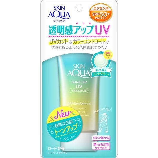 スキンアクア トーンアップUVエッセンス ミントグリーン 80g SPF50+・PA++++ 2個 ロート製薬 :X373463:LOHACO Yahoo!店 - 通販 - Yahoo!ショッピング スキンアクア トーンアップUVエッセンス ミントグリーン 80g SPF50+・PA++++ 2個 ロート製薬 :X373463:LOHACO Yahoo!店 - 通販 - Yahoo!ショッピング