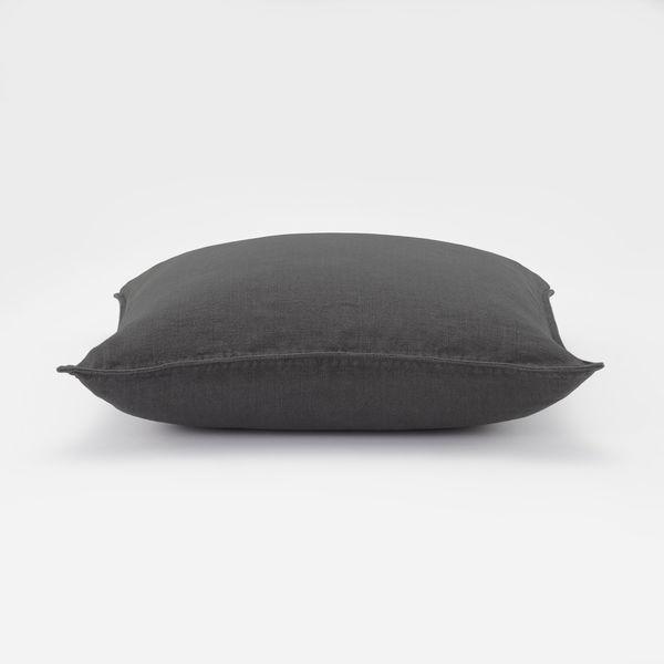 無印良品 洗いざらしの麻クッションカバー チャコールグレー 43 43cm用 良品計画 Lohaco Paypayモール店 通販 Paypayモール