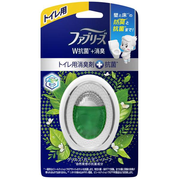 ファブリーズW消臭 トイレ用消臭剤+抗菌 トイレ用 置き型 クリスプ・ガーデン・リーフ 6ml 消臭剤 P&G