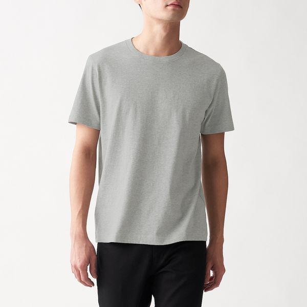 無印良品 インド綿 天竺編みクルーネック半袖tシャツ 紳士 M グレー 良品計画 Lohaco Paypayモール店 通販 Paypayモール