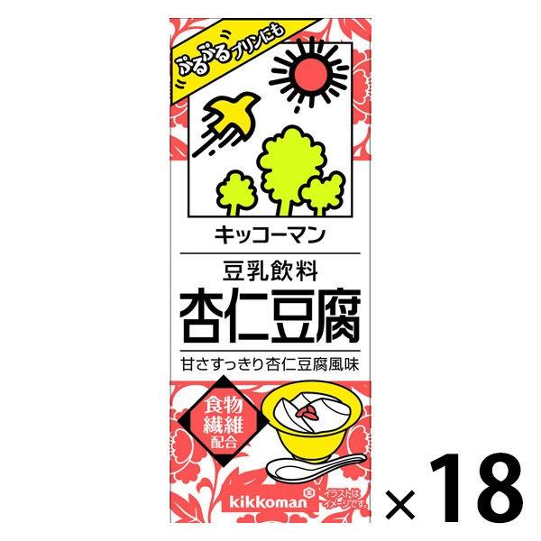 キッコーマン 豆乳飲料 杏仁豆腐 0ml 1箱 18本入