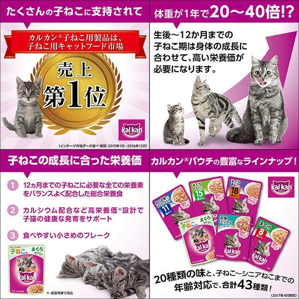 最大53%OFFクーポン最大53%OFFクーポン（お得なアソート）カルカン 子ねこ用 70g 48袋（3種×各16袋キャットフード 猫 ウェット パウチ  キャットフード