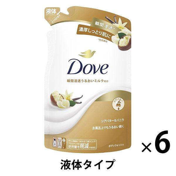 ダヴ Dove ボディウォッシュ ボディソープ シアバター バニラ 詰め替え 340g 6個 Belle Ile