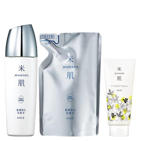 Paypayポイント大幅還元 ロハコ限定 米肌 美白化粧水セット 本体 詰替え ボディスクラブ付き X7602 Lohaco Yahoo 店 通販 Yahoo ショッピング