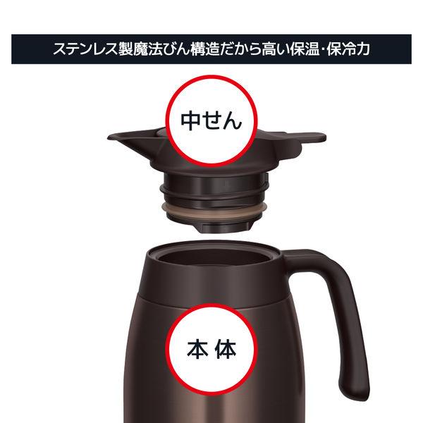 サーモス(THERMOS) 卓上ポット ステンレスポット 2000ml ダークブラウン TTB-2000 DBW 1個 【送料無料】|y-lohaco|06