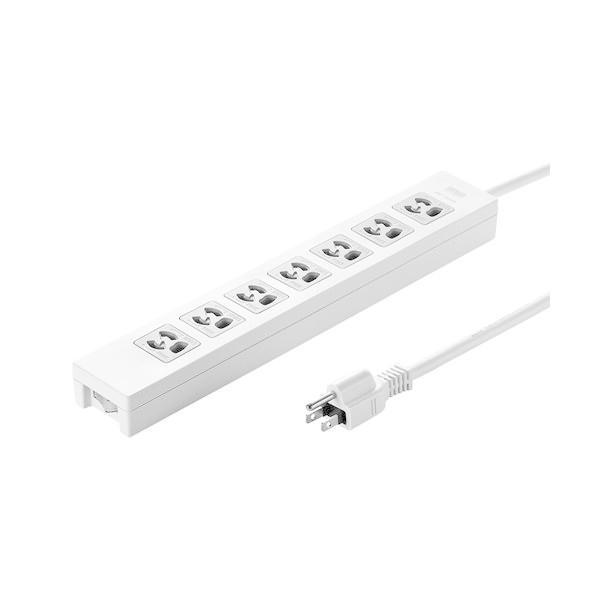 まとめ)サンワサプライ 電源タップ TAP-F37-5ZR〔×2セット〕 :ds