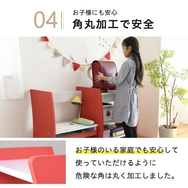 パソコンデスク コンパクト 〔幅60×奥行41×高さ150cm〕 ロータイプ ハイタイプ スリム 省スペース 高さ調節 ホワイト ブラウン 赤 ナチュラル 組み換え｜y-luk-it｜11