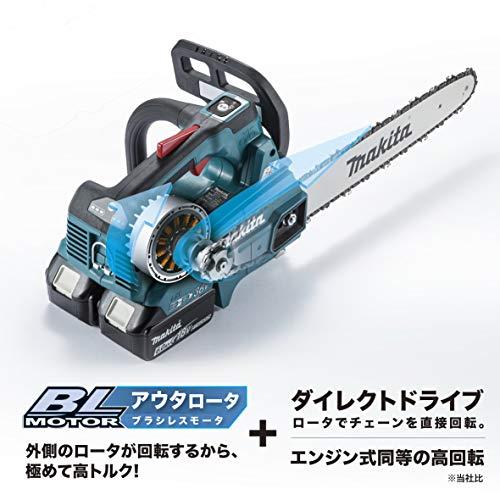 マキタ 充電式チェンソー ガイドバー250mm 青 18V+18V 6Ahバッテリ2本・充電器付 MUC256DGF｜y-mahana｜05