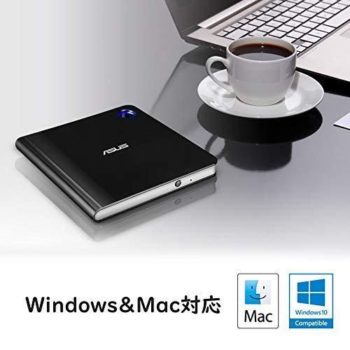 ASUS ブルーレイドライブ Blu-ray 外付け ポータブル バスパワー USB3.1 Win&Mac ウルトラスリム Type-C M-DISC｜y-mahana｜05