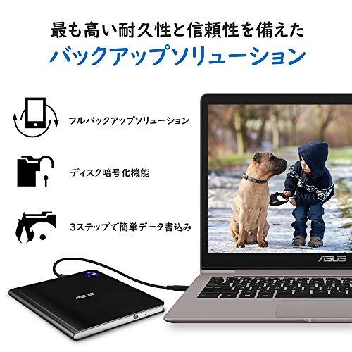 ASUS ブルーレイドライブ Blu-ray 外付け ポータブル バスパワー USB3.1 Win&Mac ウルトラスリム Type-C M-DISC｜y-mahana｜07