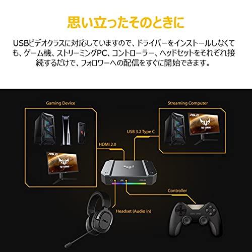 ASUS TUF GAMING CAPTURE BOX CU4K30 ゲームキャプチャーボックス 4K対応 / ゲーム実況 録画 配信 会議 向け/ウ｜y-mahana｜05