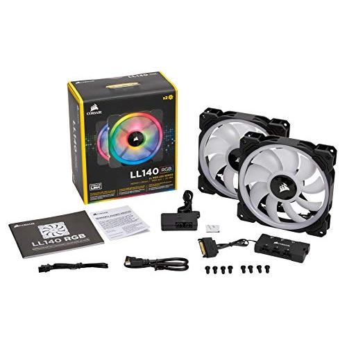 Corsair LL140 RGB 2Fan Pack with Lighting Node PRO PCケースファン [140mm径 RGB搭載]｜y-mahana｜04