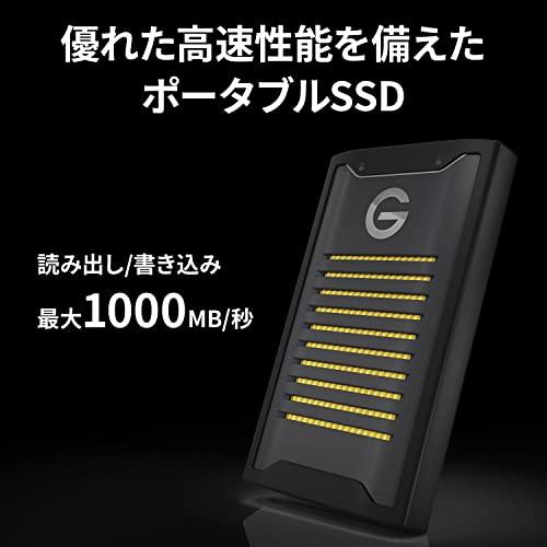 サンディスクプロフェッショナル 外付け ポータブルSSD 1TB G-DRIVE ArmorLoc SSD ハードウェア暗号化・ユーザー認証機能搭載｜y-mahana｜03