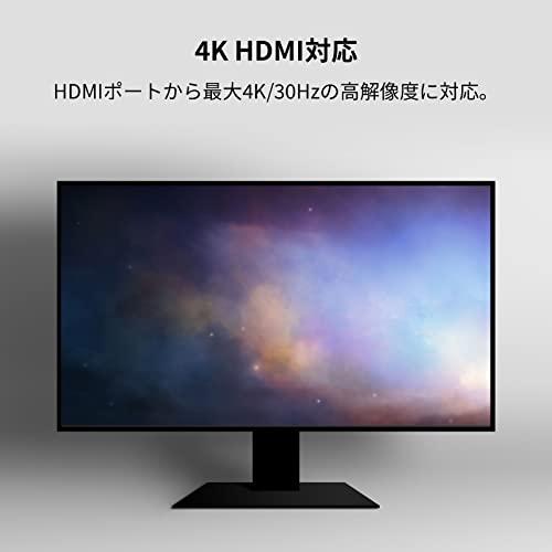 Belkin USB-Cハブ 5-in-1 Youtube編集に 4K@30Hz HDMI出力 動画編集 クリエイター向け Type-Cアダプター U｜y-mahana｜04