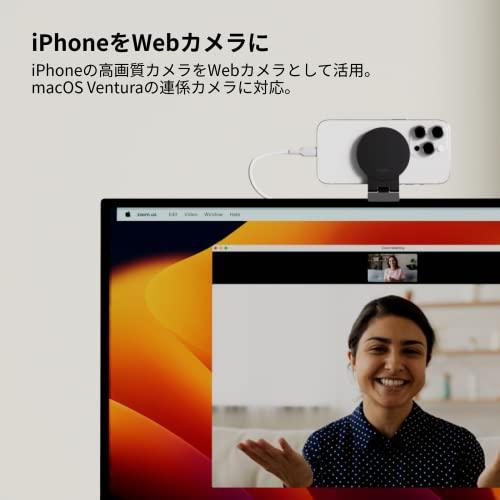 Belkin iPhone MagSafeマウント Mac連係カメラ対応 iMac/デスクトップ/外付けディスプレイ ブラック MMA007btGY｜y-mahana｜02