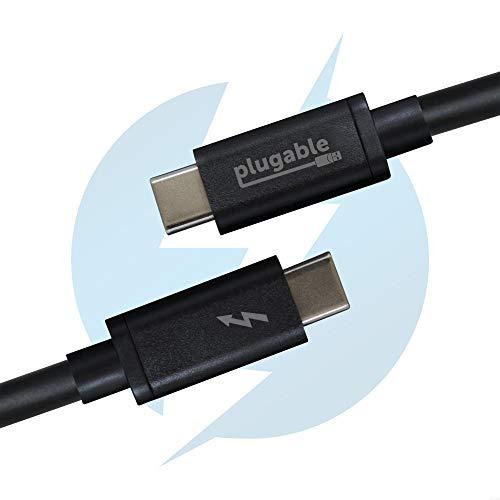 Plugable Thunderbolt 3 ケーブル 20Gpbs 100W 充電対応（2m、5A、USB C 互換）[Thunderbolt 3｜y-mahana｜02