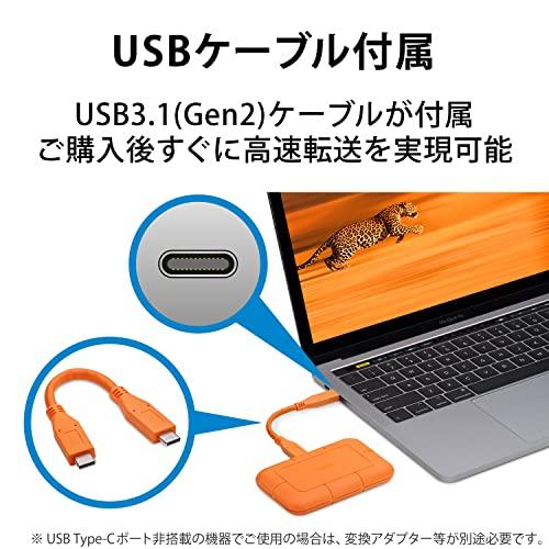 LaCie ポータブルSSD 500GB Rugged SSD USB3.1(Gen2) IP67 防水規格 STHR500800｜y-mahana｜03