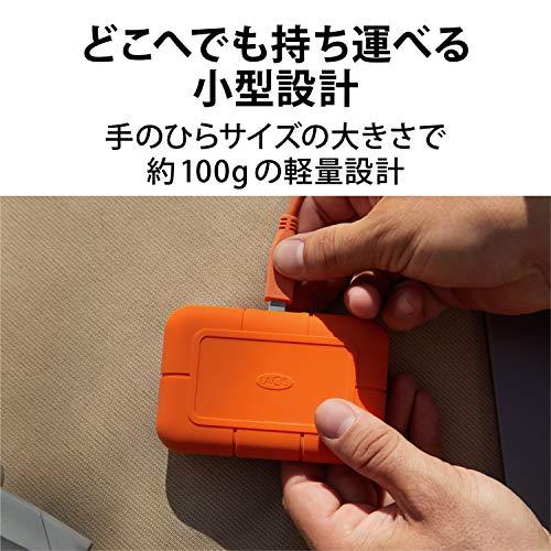 LaCie ポータブルSSD 500GB Rugged SSD USB3.1(Gen2) IP67 防水規格 STHR500800｜y-mahana｜05