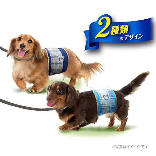 売れ済公式店 マナーウェア 犬用 おむつ 男の子用 Sサイズ 小型犬用 青チェック 紺チェック 368枚 (46枚×8袋) おしっこ ペット用品 ユニチャーム S