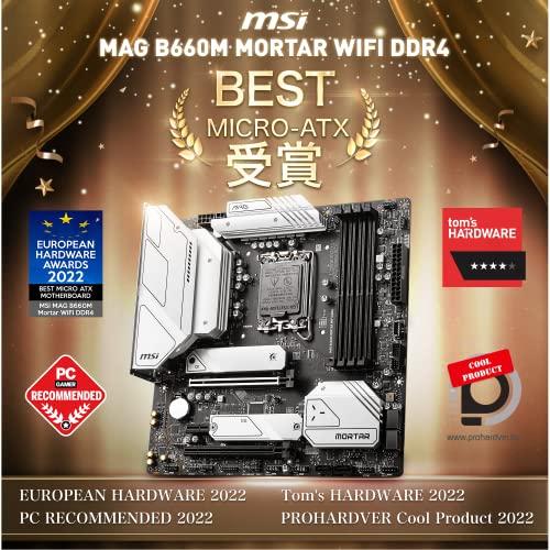 MSI MAG B660M MORTAR WIFI DDR4 マザーボード Micro-ATX [Intel B660チップセット搭載] MB5680｜y-mahana｜02
