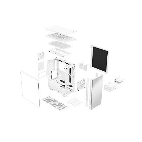 Fractal Design Define 7 Compact White TG ミドルタワーPCケース 強化
