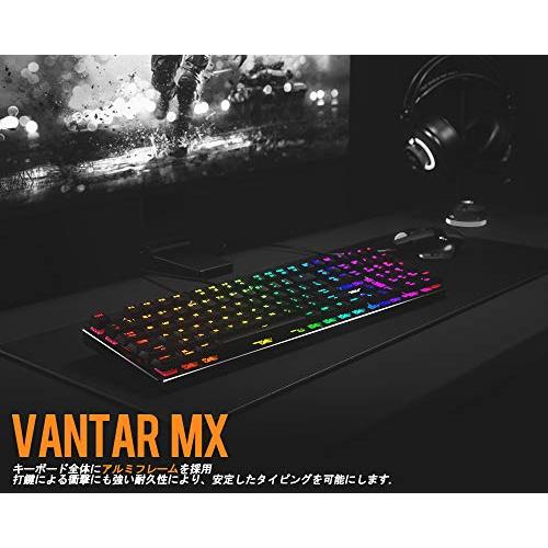 COUGAR ゲーミングキーボード VANTAR MX 青軸 RGBバックライト搭載 オリジナルロープロファイルメカニカルスイッチ採用 CGR-VAN｜y-mahana｜02