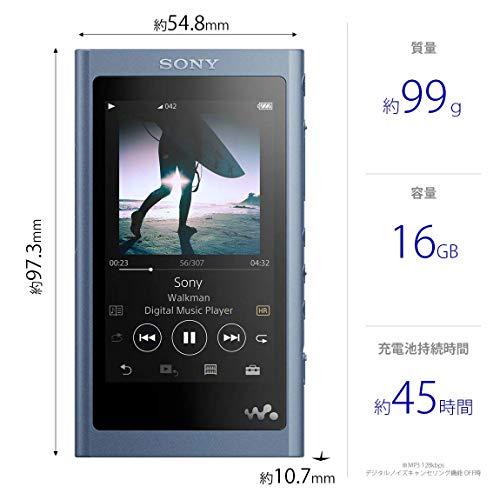ソニー ウォークマン Aシリーズ 16GB NW-A55 : MP3プレーヤー Bluetooth microSD対応 ハイレゾ対応 最大45時間連続｜y-mahana｜03