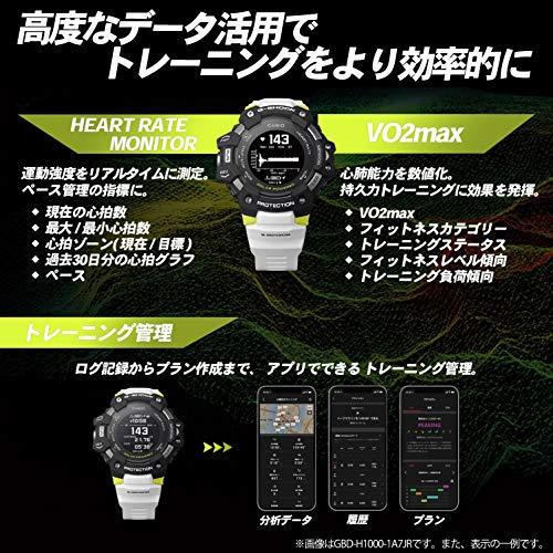 カシオ] 腕時計 ジーショック G-SQUAD GBD-H1000-7A9JR メンズ クリア