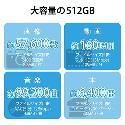 エレコム SDカード 512GB SDXC ビデオスピードクラス対応 UHS-I U3 80MB/s データ復旧サービス付 MF-FS512GU13V｜y-mahana｜06