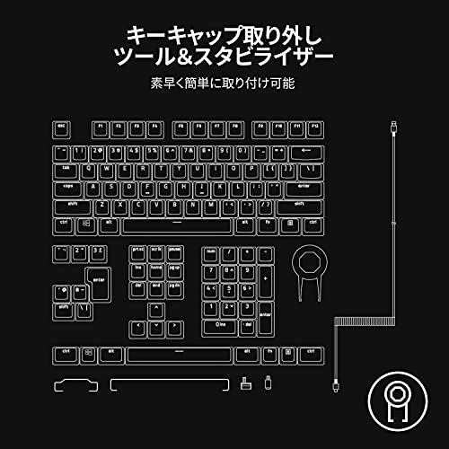 東京銀座 Razer PBT Keycap + Coiled Cable Upgrade Set (Classic Black) キーキャップ&コイルケーブルセ