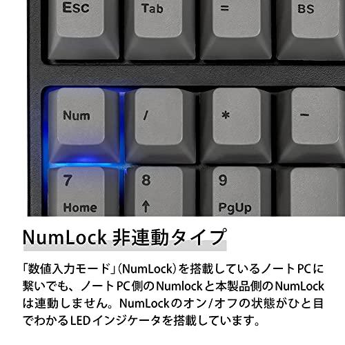 ARCHISS Maestro NPad テンキー 黒ボディ グレーキーキャップ CHERRY MX 茶軸 AS-TKM21/TGB｜y-mahana｜07