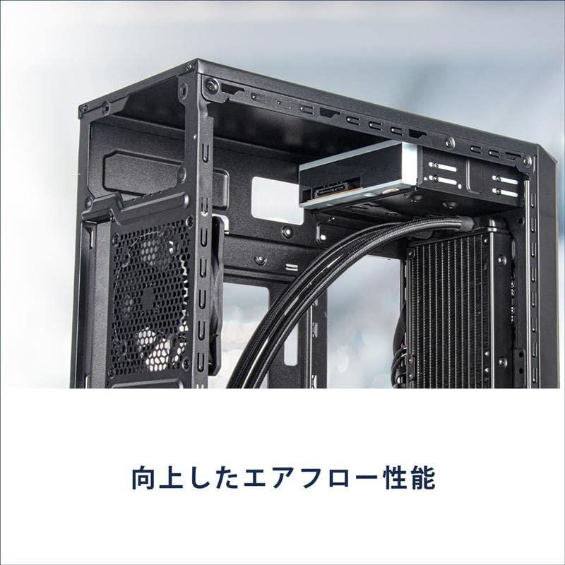 SilverStone FARA311 フロントメッシュ 5インチベイ搭載 ミニタワー型 PCケース SST-FA311-B / 国内正規代理店品｜y-mahana｜04