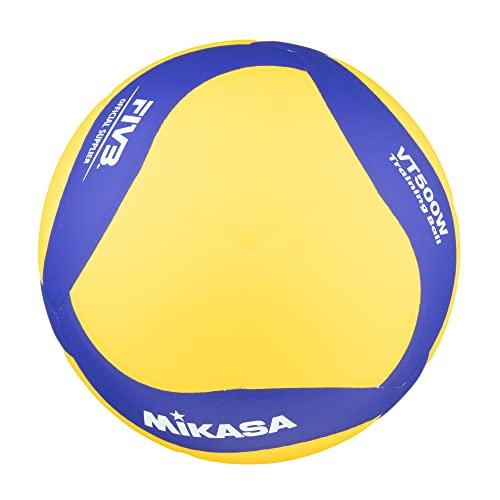 ミカサ(MIKASA) バレー トレーニング メディシンボール 5号 一般・大学・高校生用 500g イエロー/ブルー VT500W 推奨内圧0.3(｜y-mahana｜06