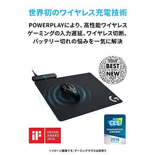 Logicool G ロジクール G ゲーミングマウスパッド G-PMP-001 POWERPLAY ワイヤレス充電 ハード&クロス マウスパッド 2｜y-mahana｜02