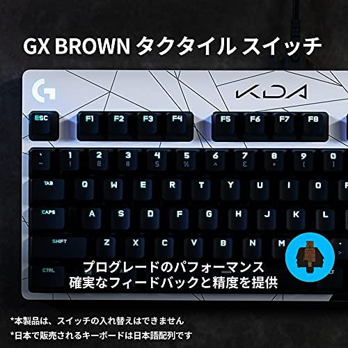 Logicool G ロジクール G PRO LoL K/DA テンキーレス ゲーミングキーボード 有線 GX タクタイル メカニカル スイッチ 日本｜y-mahana｜07