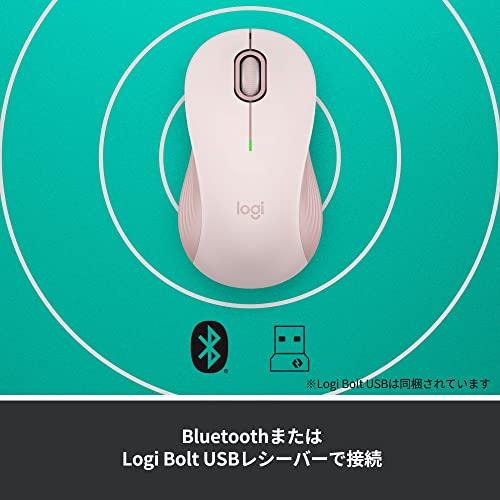 Logicool Signature M550LRO ワイヤレスマウス 静音 Bluetooth ラージ ローズ ワイヤレス マウス 無線 Logi｜y-mahana｜05