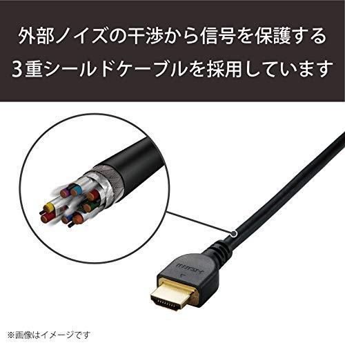 エレコム HDMI ケーブル 3m 4K × 2K対応 ブラック DH-HD14E30/RS｜y-mahana｜06