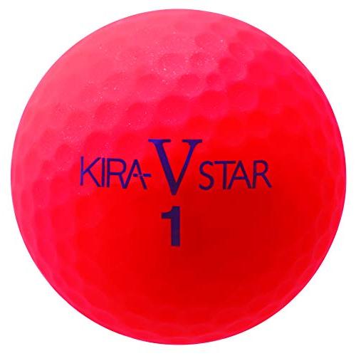 キャスコ(Kasco) ゴルフボール KIRA STAR V キラスターV ユニセックス キラスターVN レッド 最適ヘッドスピード: 25~45 2｜y-mahana｜03