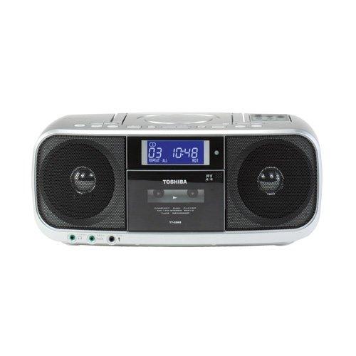 TOSHIBA CDラジオカセットレコーダー CUTEBEAT シルバー TY-CDK5 TOSHIBA CDラジオカセットレコーダー CUTEBEAT シルバー TY-CDK5