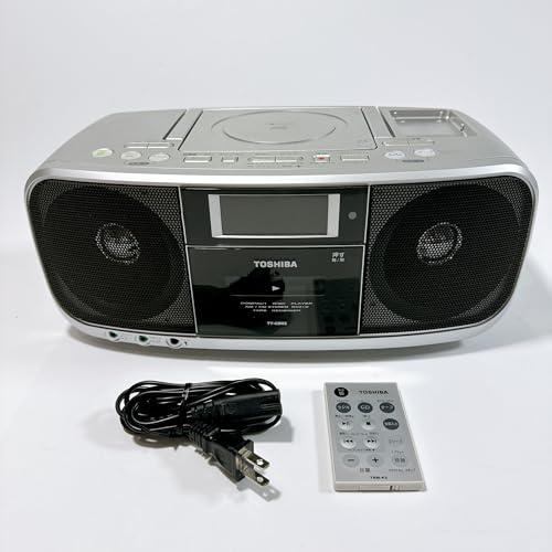 TOSHIBA CDラジオカセットレコーダー CUTEBEAT シルバー TY-CDK5 TOSHIBA CDラジオカセットレコーダー CUTEBEAT シルバー TY-CDK5