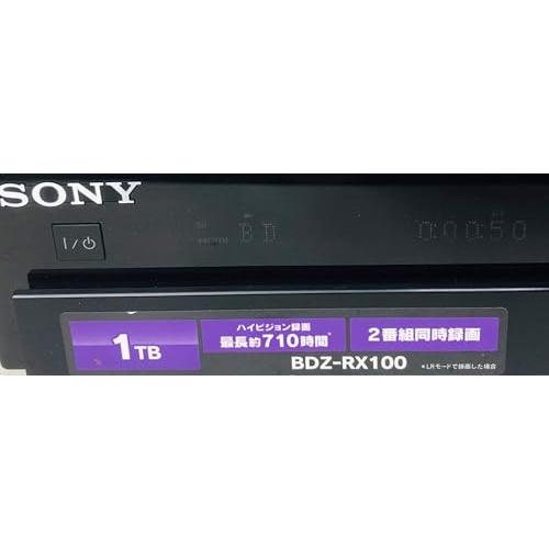 SONY ブルーレイレコーダー 1TB ダブルチューナー BDZ-RX100 : MahanA