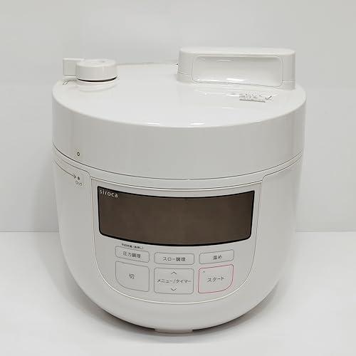 シロカ 電気圧力鍋 SP-4D151 ホワイト ［大容量4Lモデル/1台6役]