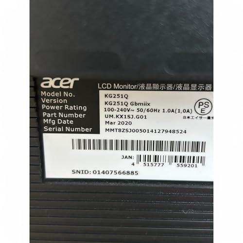 Acer ゲーミングモニター SigmaLine 24.5インチ KG251QGbmiix Acer ゲーミングモニター SigmaLine 24.5インチ KG251QGbmiix